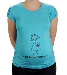 Elija Hamile Kısa Kollu Kalp T-Shirt