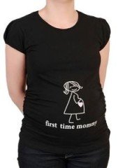 Elija Hamile Kısa Kollu Kalp T-Shirt