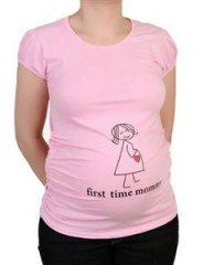 Elija Hamile Kısa Kollu Kalp T-Shirt