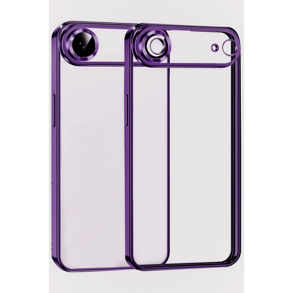 İphone 17 Air Razer Lensli Silikon - Açık Mor