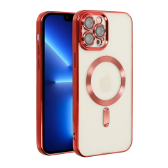 İphone 13 Pro Kılıf Kross Magneticsafe Kapak - Kırmızı