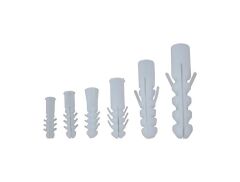 Plastik Dubel Beyaz 12 mm ( 50 Adet )