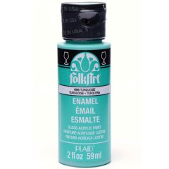 Folkart Enamel Akrilik Boya 59ml. N:4066 Turqoise