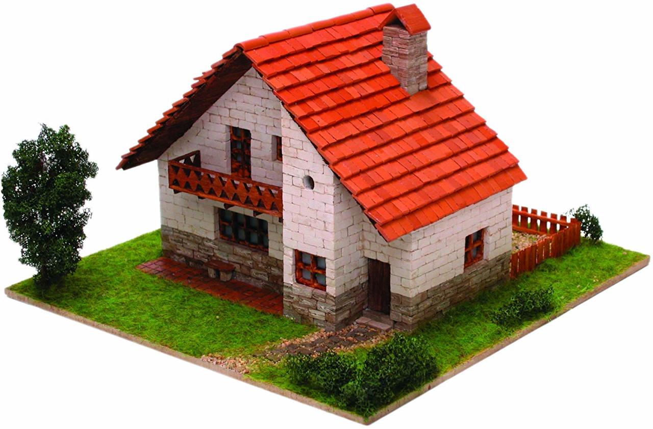 Casa Chalet Taş Ev Maketi - 3501