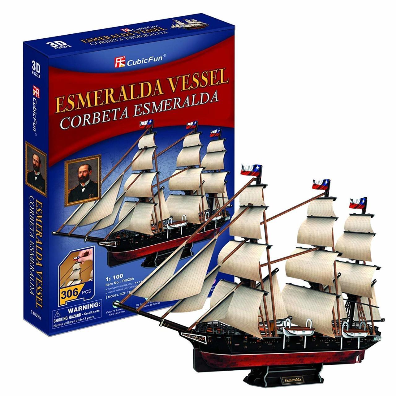 3 Boyutlu Puzzle - Corbeta Esmeralda Gemisi