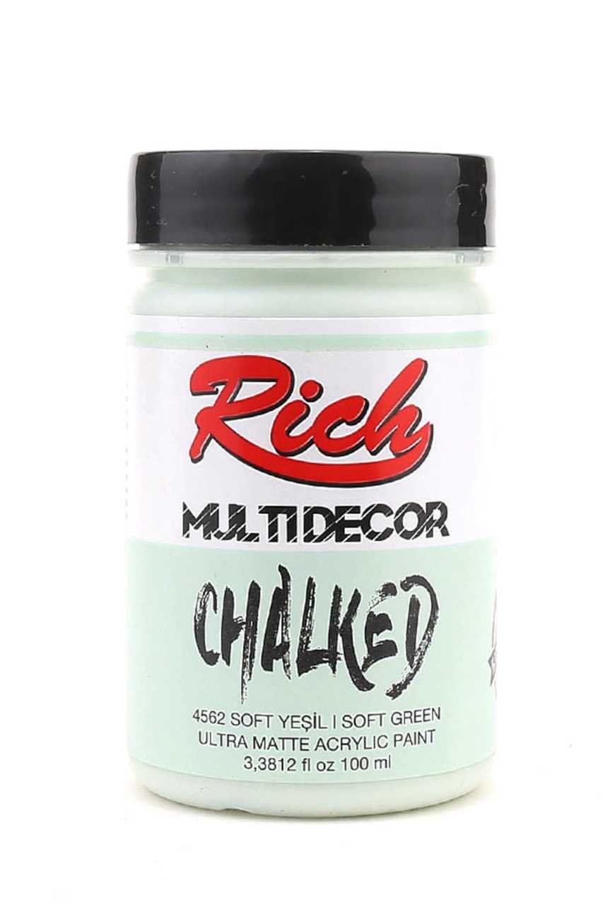 Multidecor Chalked Akrilik Boya - 100cc - Soft Yeşili- N:4562