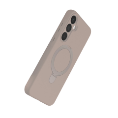 Samsung Galaxy A15 4g Regal Magsafe Standlı Kapak - Çöl Titanyum