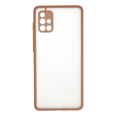 Samsung Galaxy A71 Kılıf Montreal Silikon Kapak - Pembe