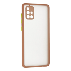 Samsung Galaxy A71 Kılıf Montreal Silikon Kapak - Pembe
