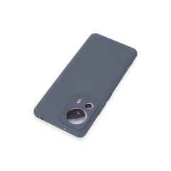 Xiaomi Mi 13 Lite Kılıf Nano İçi Kadife Silikon - Gri