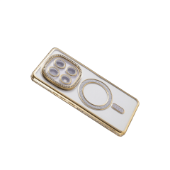 Xiaomi Redmi Note 15 Pro 4g Joke Simli Magneticsafe Kılıf - Gold