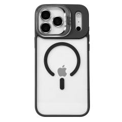Joko  İphone 17 Pro Remim Lensli Magsafe Standlı Kapak - Siyah