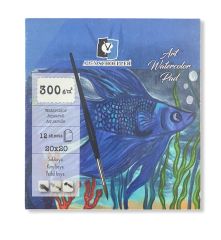 Suluboya Blok 20x20cm 300gr 12 yaprak