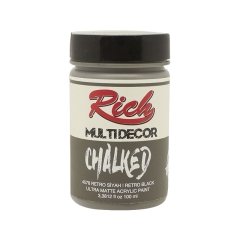 Multidecor Chalked Akrilik Boya - 100cc - Retro Siyah - N:4578