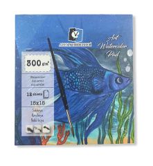 Suluboya Blok 15x15cm 300gr 12 yaprak