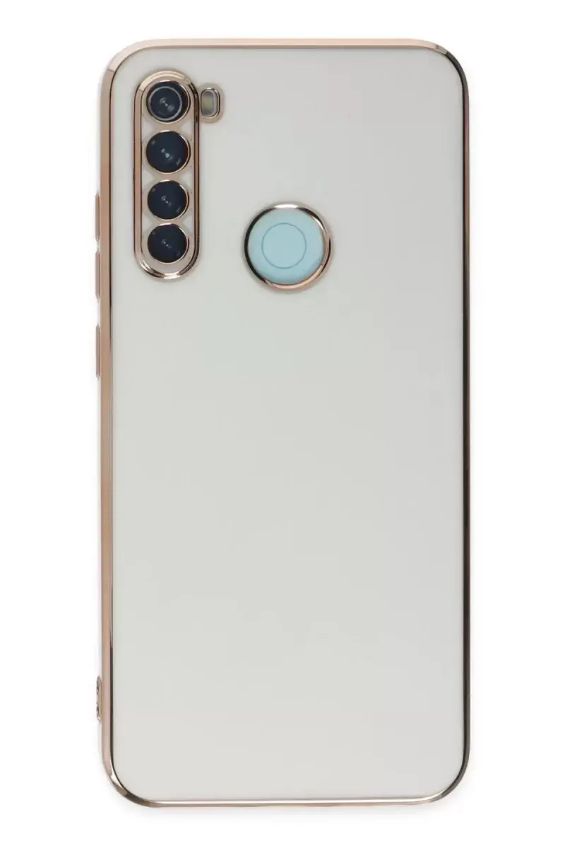 Newface Xiaomi Redmi Note 8 Kılıf Volet Silikon - Beyaz