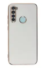 Newface Xiaomi Redmi Note 8 Kılıf Volet Silikon - Beyaz