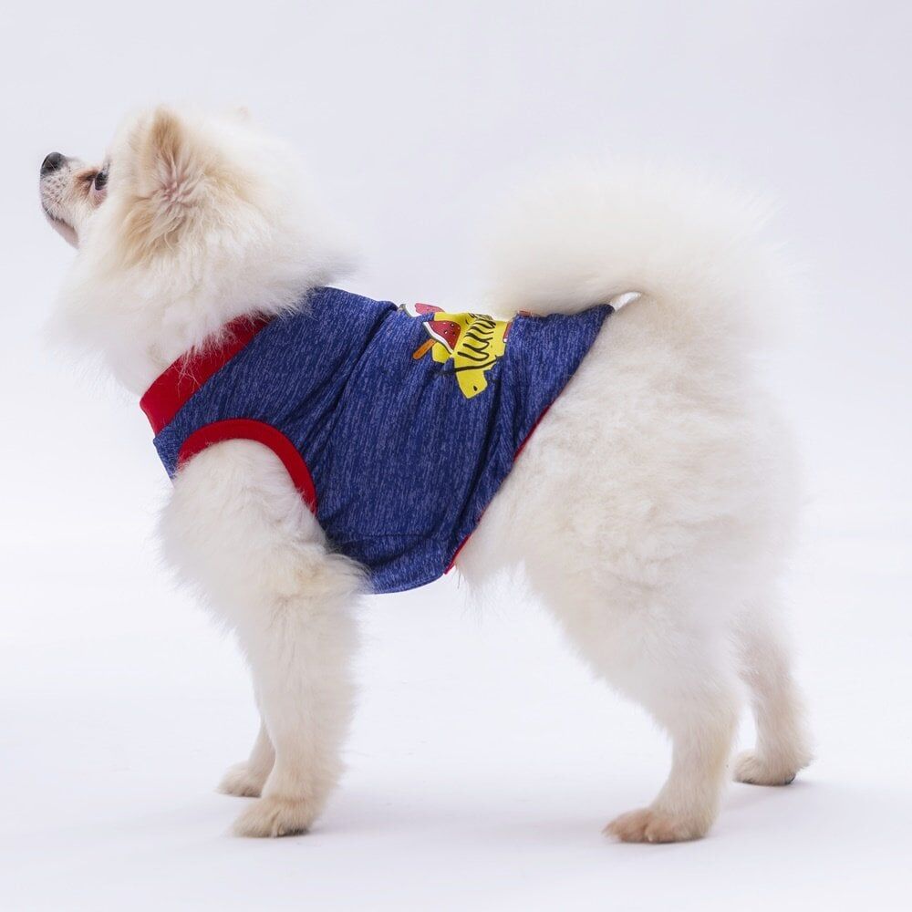 Pawstar Navy Blue Summer Time Tişört XLarge 34*38*55 cm