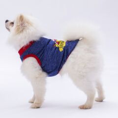 Pawstar Navy Blue Summer Time Tişört XLarge 34*38*55 cm