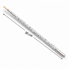 30 Cm Gümüş Payetli Sigara Tutacağı – 1920’ler Gatsby Parti Aksesuarı