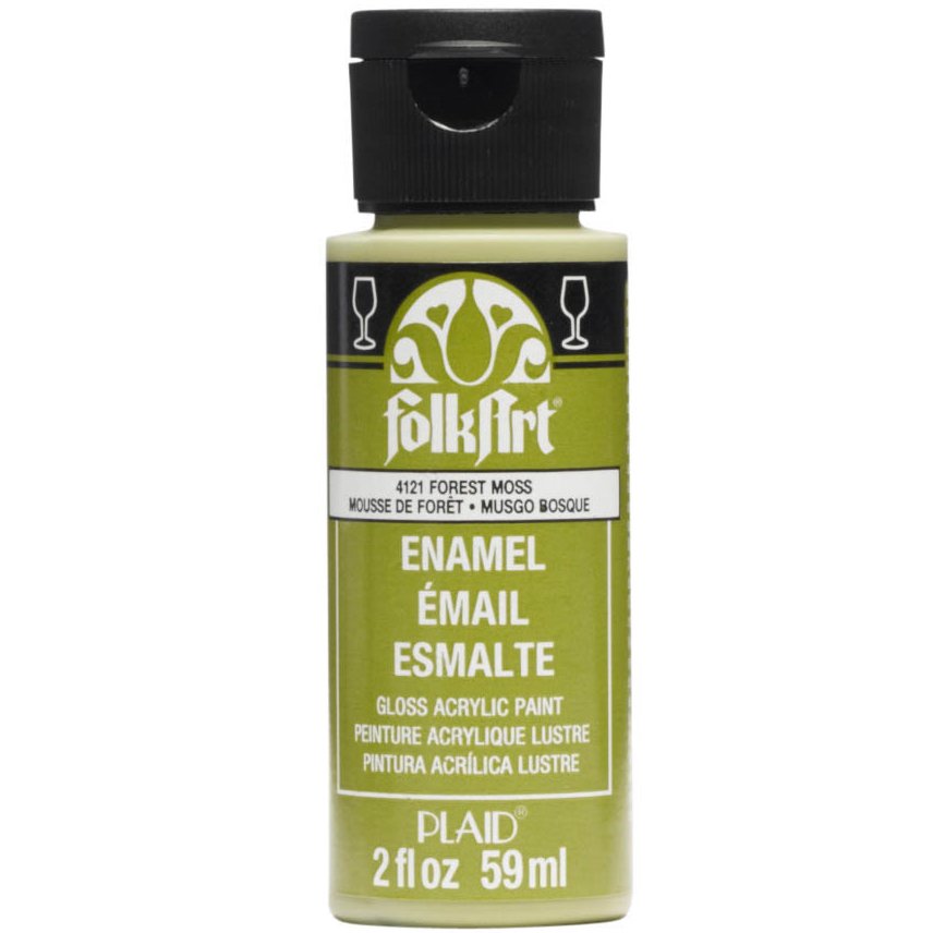 Folkart Enamel Akrilik Boya 59ml. N:4121 Forest Moss