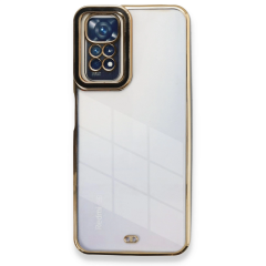 Xiaomi Redmi Note 11 Kılıf Liva Lens Silikon - Siyah