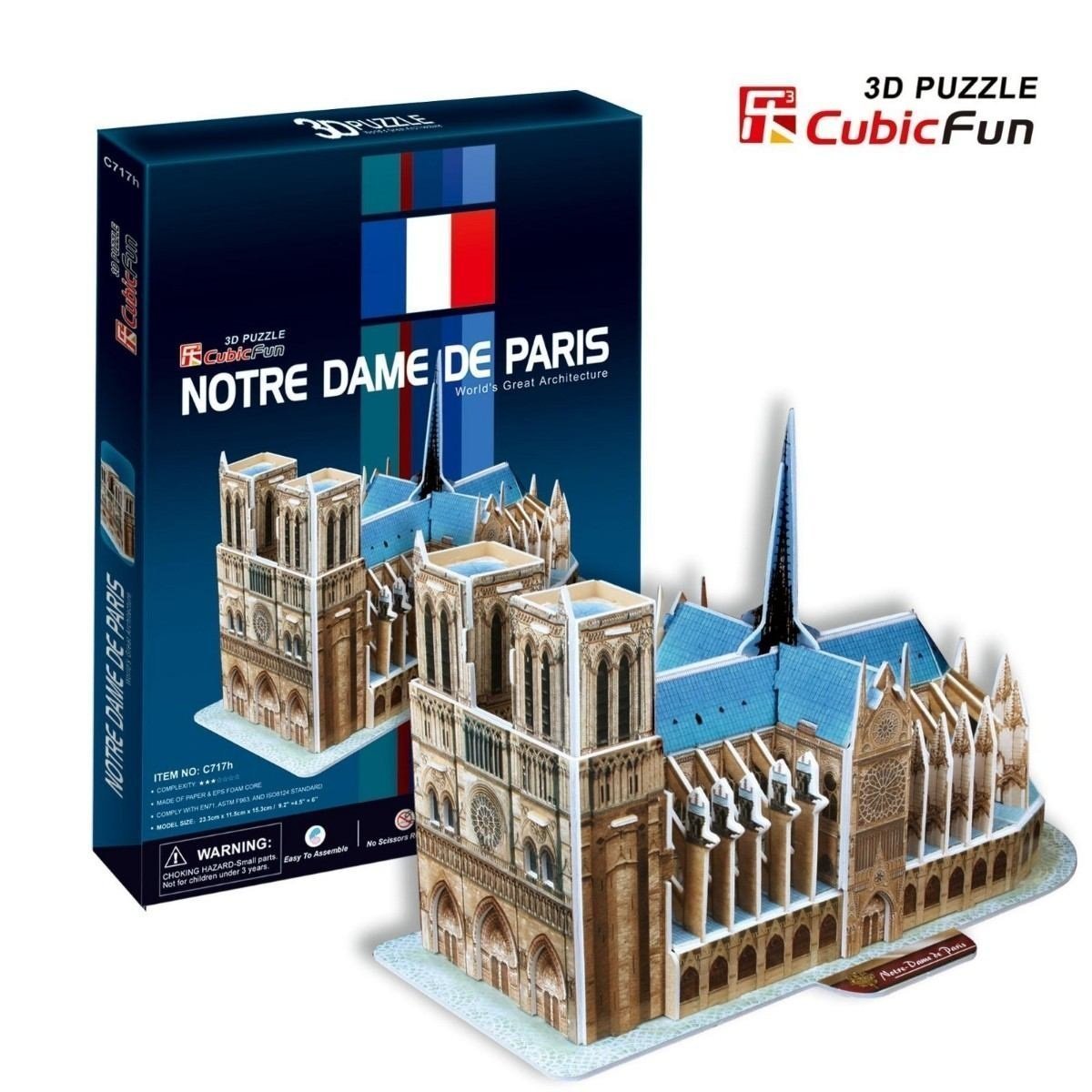 3 Boyutlu Puzzle - Notre Dame Katedrali