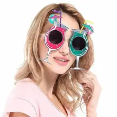 Kokteyl Temalı Hawaii Yaz Partisi Gözlüğü