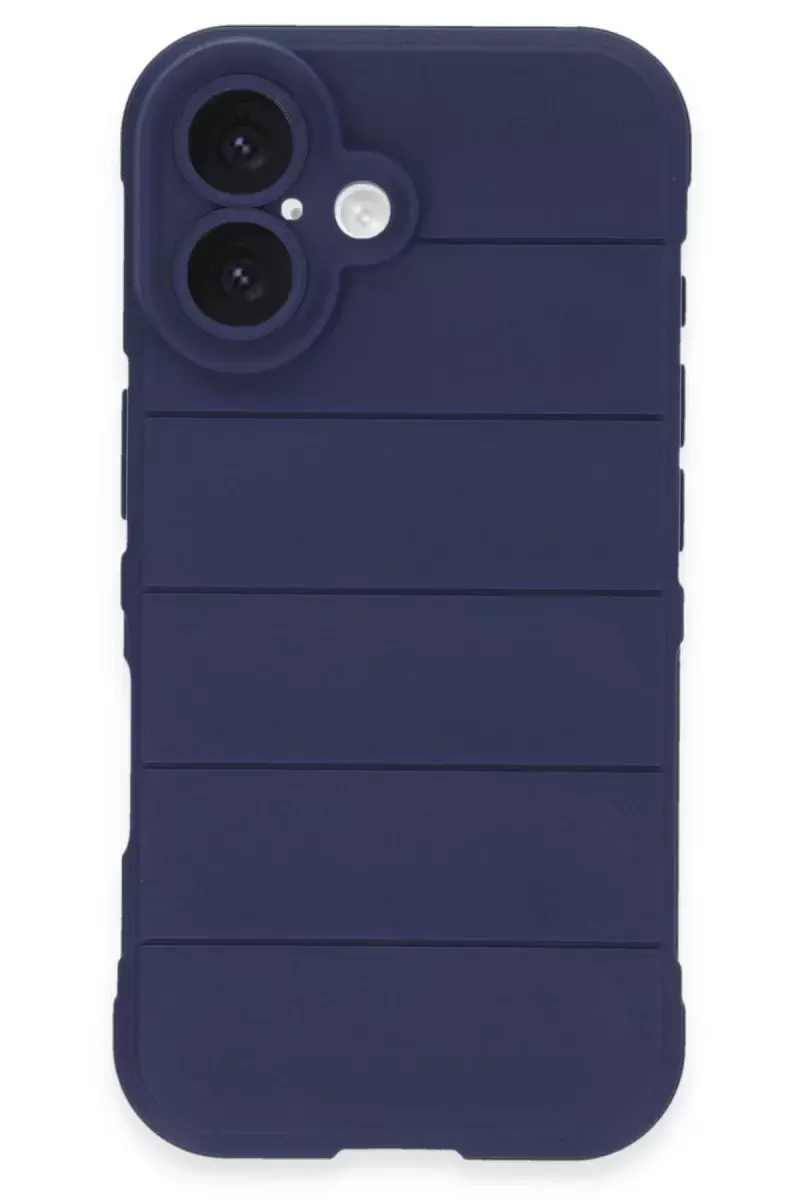 Newface İphone 16 Kılıf Optimum Silikon - Lacivert