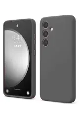 Newface Samsung Galaxy S24 Fe Kılıf First Silikon - Gri