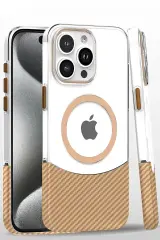 Joko İphone 16 Pro Carbon Puzzle Magsafe Kapak - Desert