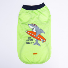 Pawstar Green Shark Büyük T-shirt 3XLarge  43X49X66 CM