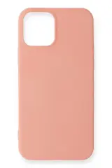 Newface İphone 12 Mini Kılıf First Silikon - Pudra