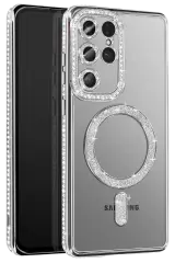 Joko Samsung Galaxy S26 Ultra Joke Simli Magneticsafe Kılıf - Gümüş