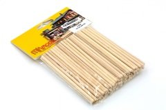 Ahşap  Yuvarlak Çıta 3mmx10cm 100 Adet