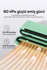 Kablosuz Şarjlı 60 KPa Gıda Vakum Makinesi