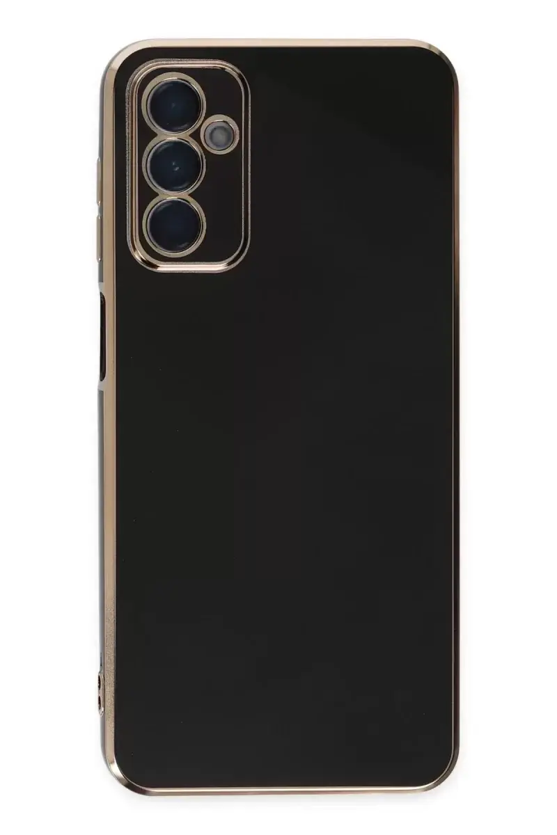 Newface Samsung Galaxy A04s Kılıf Volet Silikon - Siyah
