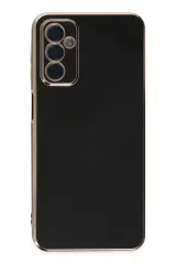 Newface Samsung Galaxy A04s Kılıf Volet Silikon - Siyah
