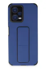 Newface Xiaomi Poco X5 5g Kılıf Mega Standlı Silikon - Mavi