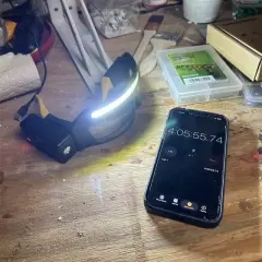 Powermaster Pm-37843 İndüksiyonlu Koruyucu Gözlük Ve Kafa Lambası Şarjlı Çift Led'li