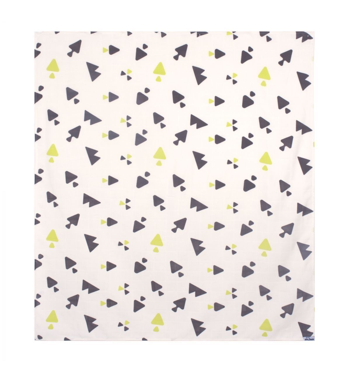 Sevi Bebe Organik Müslin Battaniye 90x90 - Üçgen Desen