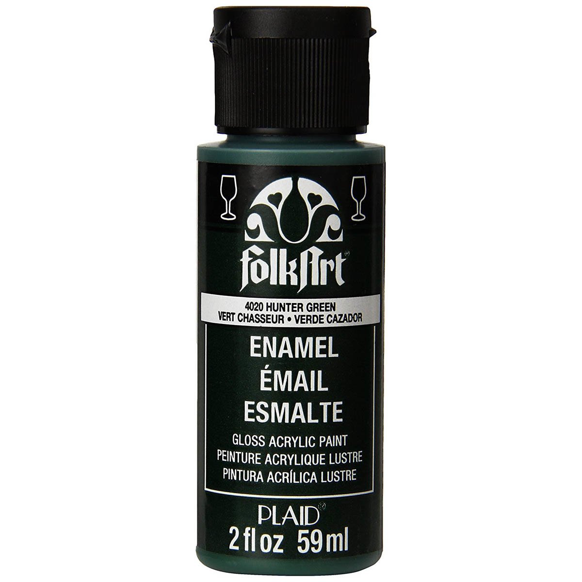 Folkart Enamel Akrilik Boya 59ml. N:4020 Hunter Green