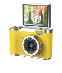 4k Dijital Retro Video Kamera 48mp 18x Zoom Flaşlı (32gb) Kart Dijital Vlog Fotoğraf  Makinesi Türkçe