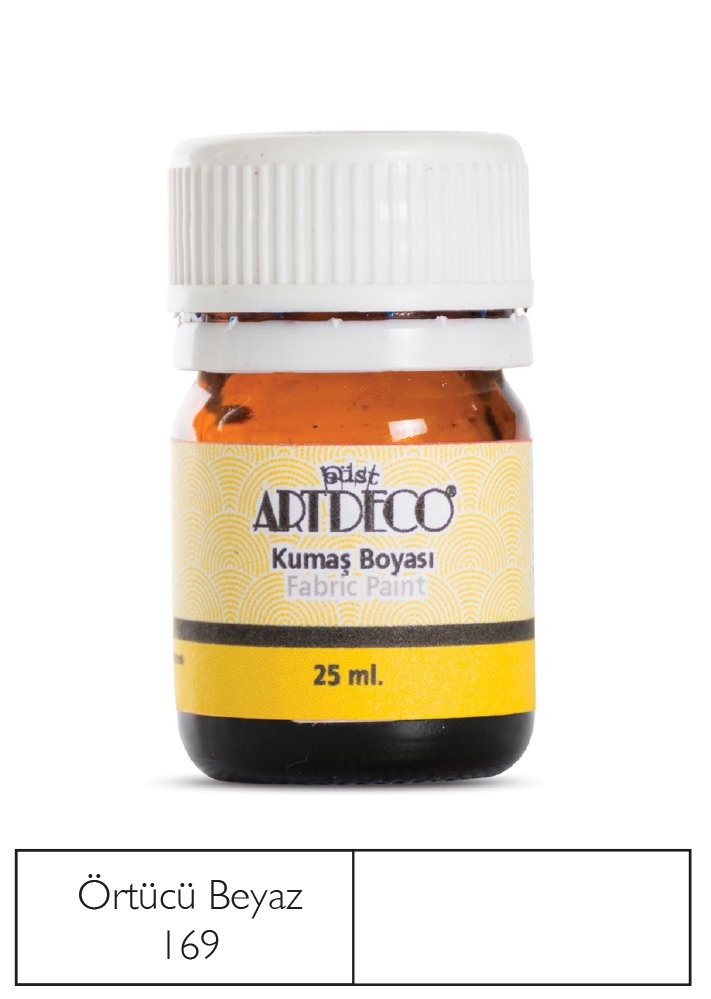 Kumaş Boyası 25ml Örtücü Beyaz 169