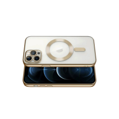 İphone 13 Pro Kılıf Kross Magneticsafe Kapak - Gold