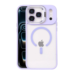 Joko  İphone 17 Pro Max Remim Lensli Magsafe Standlı Kapak - Lila