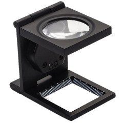 Işıklı Metal Loupe 10X