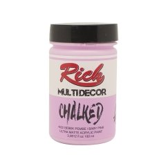 Multidecor Chalked Akrilik Boya - 100cc - Bebek Pembe - N:4522