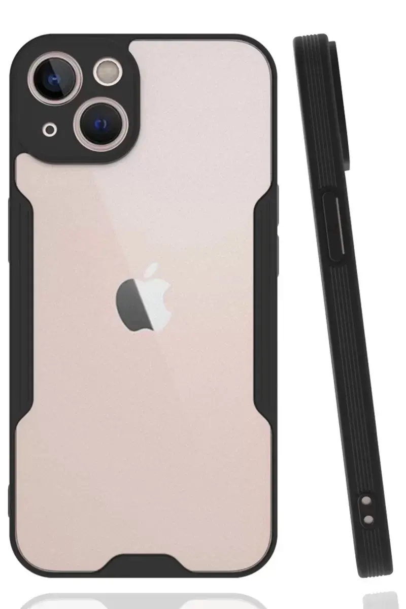 Newface İphone 14 Plus Kılıf Platin Silikon - Siyah