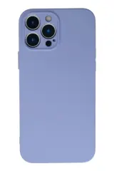 Newface İphone 13 Pro Max Kılıf Nano İçi Kadife Silikon - Lila
